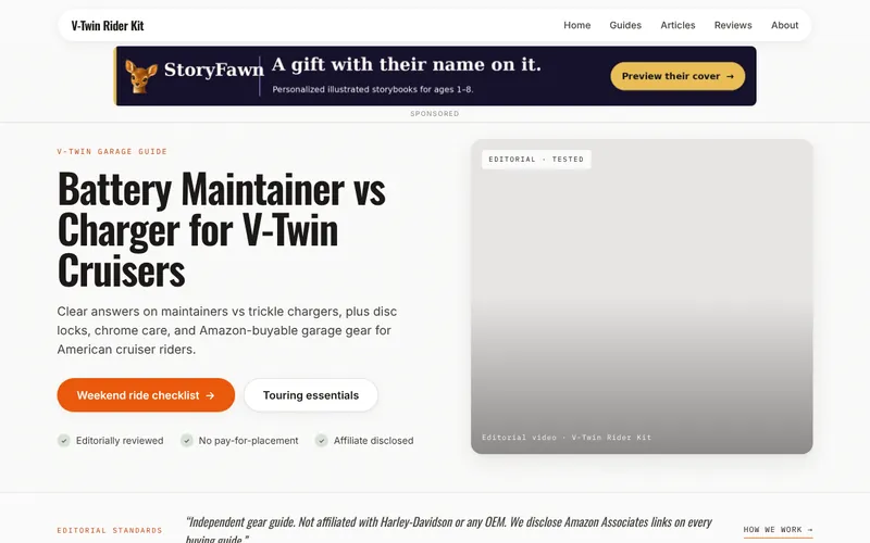 Home page of V-Twin Rider Kit